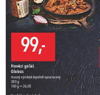 Globus Hovězí guláš nabídka