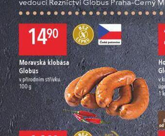 Globus Moravská klobása nabídka
