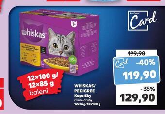 Kaufland Whiskas kapsičky pro kočky nabídka