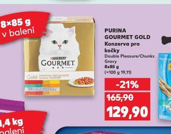 Kaufland Purina gourmet gold konzerva pro kočky nabídka