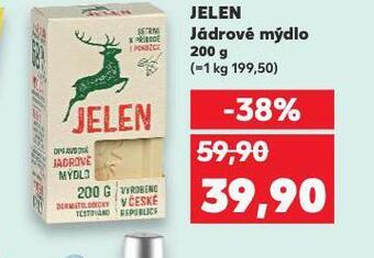 Kaufland Jelen jádrové mýdlo nabídka