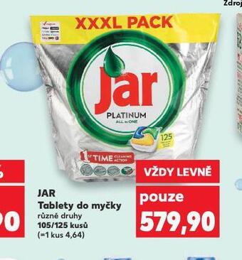 Kaufland Jar tablety do myčky nabídka