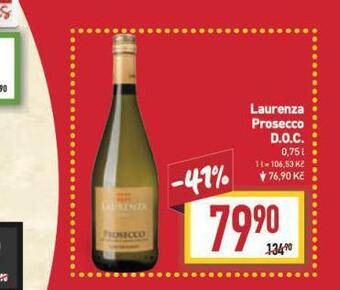 Billa Laurenza prosecco nabídka