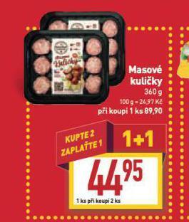 Billa Masové kuličky nabídka