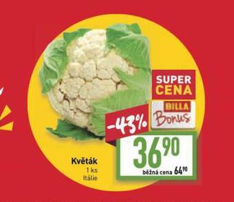 Billa Květák nabídka