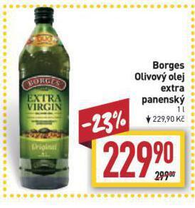Billa Borges olej olivový extra virgin nabídka