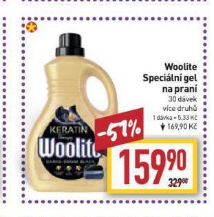 Billa Woolite speciální prací gel nabídka