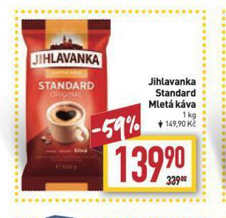 Billa Káva jihlavanka nabídka