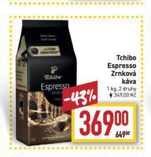 Billa Káva tchibo nabídka