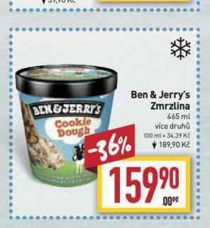 Billa Zmrzlina ben & jerry's nabídka