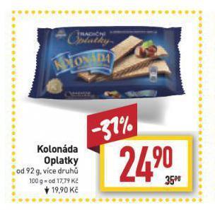 Billa Kolonáda nabídka