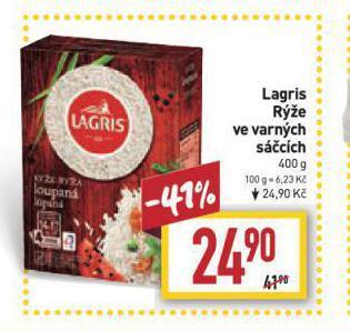 Billa Lagris rýže nabídka
