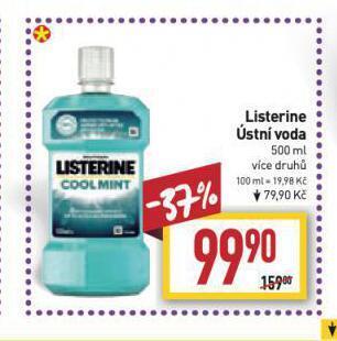Billa Listerine ústní voda nabídka