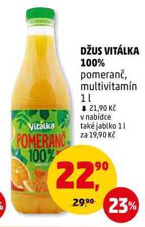 Penny Market Džus vitálka 100%, 1 l nabídka