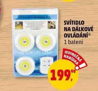 Penny Market Svítidlo na dálkové ovládání, 1 baleni nabídka