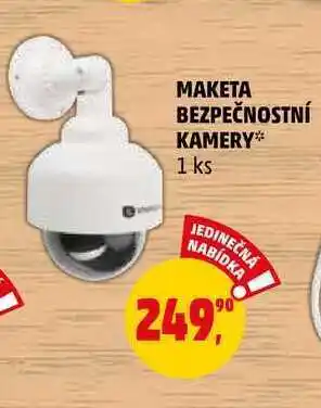 Maketa bezpečnostní kamery, 1 ks