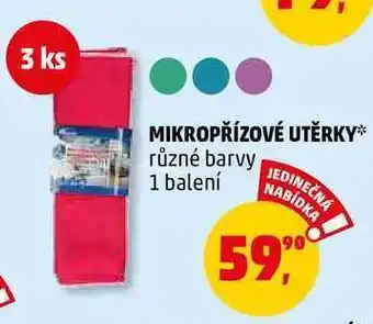 Penny Market Mikropřízové utěrky, 3 ks nabídka