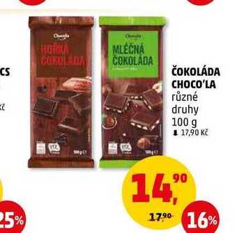 Penny Market Čokoláda choco'la, 100 g nabídka