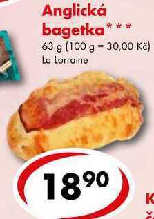 CBA Anglická bagetka, 63 g nabídka