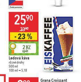 Globus Ledová káva nabídka