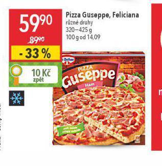 Globus Pizza guseppe nabídka