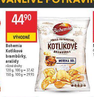 Globus Bohemia kotlíkové brambůrky nabídka