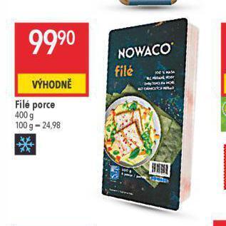 Globus Filé porce nabídka