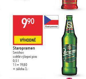 Globus Pivo staropramen nabídka