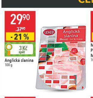 Globus Anglická slanina nabídka