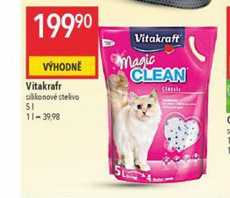 Globus Vitakraft silikonové stelivo nabídka