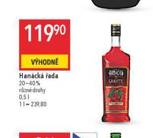 Globus Hanácká řada nabídka