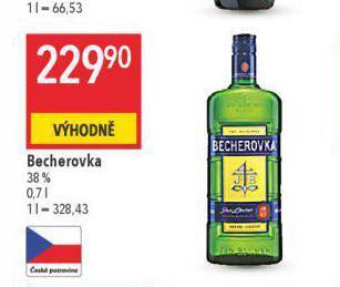 Globus Becherovka nabídka