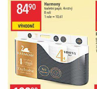 Globus Harmony toaletní papír nabídka