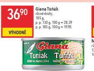 Globus Giana tuňák nabídka