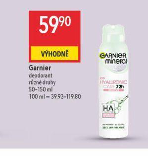 Globus Garnier deodorant nabídka