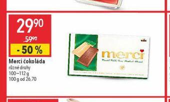 Globus Merci čokoláda nabídka