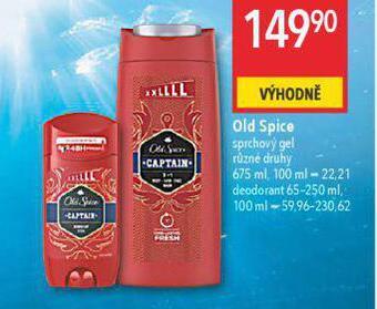 Globus Old spice sprchový gel nabídka