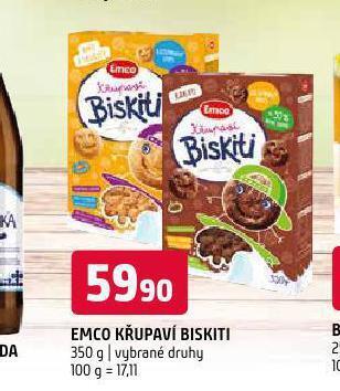 Terno Emco křupaví biskiti nabídka