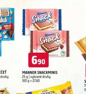Terno Manner snackminis nabídka