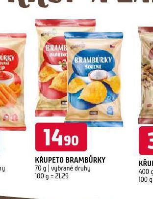 Terno Křupeto brambůrky nabídka