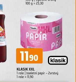 Terno Klasik toaletní papír nabídka