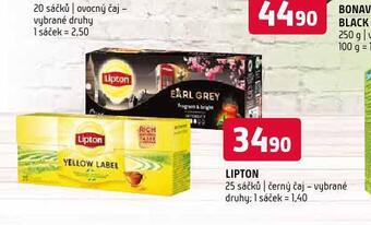 Terno Lipton čaj nabídka