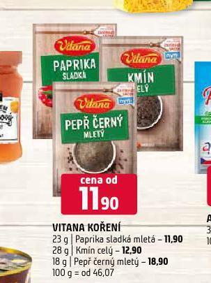 Terno Vitana koření nabídka
