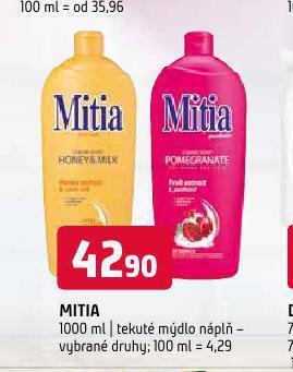 Terno Mitia tekuté mýdlo nabídka