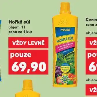 Kaufland Hořká sůl nabídka
