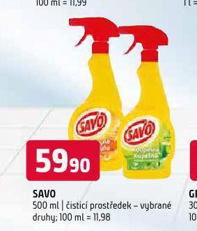 Terno Savo čisticí prostředek nabídka