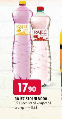 Terno Rajec stolní voda nabídka