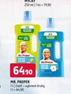 Terno Mr. proper čistič nabídka