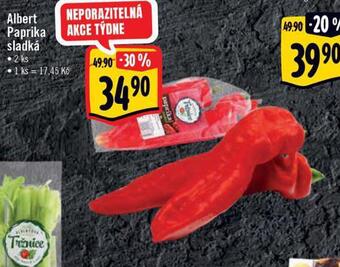 Albert Paprika sladká nabídka