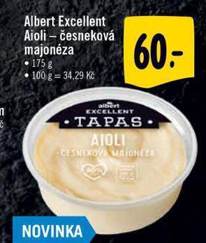 Albert Aioli - česneková majonéza nabídka